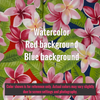 Plumeria Pinks, Reds and White Martingale Dawg Collar