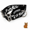 Classic White Hibiscus Martingale Dawg Collar