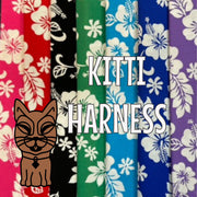 KITTI Harness - Classic White Hibiscus